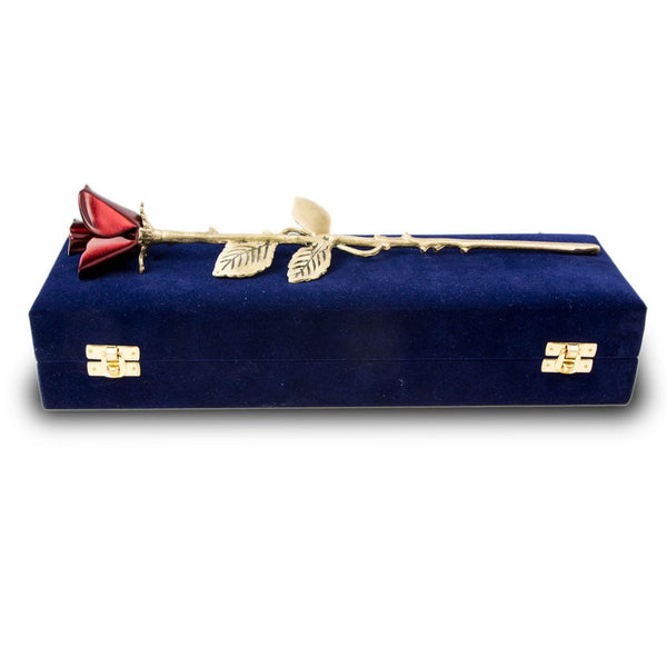 Crimson Rose Stem Cremation Keepsake - Urn Of Memories