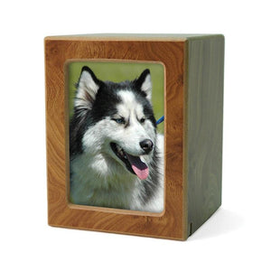 MDF Pet Photo Cremation Urn - Small - Urn Of Memories