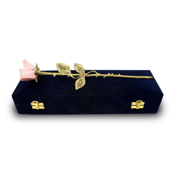 Pink Rose Stem Cremation Keepsake - Urn Of Memories