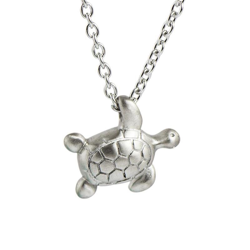 Turtle Cremation Necklace - Stainless Steel - Urn Of Memories