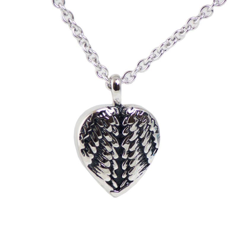 Wrapped in Love Stainless Steel Cremation Necklace - Urn Of Memories